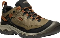 Keen Mens Targhee IV Waterproof Shoes - Sea Turtle-Roasted Pecan