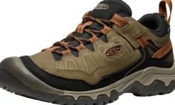 Keen Mens Targhee IV Waterproof Shoes - Sea Turtle-Roasted Pecan