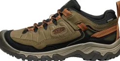 Keen Mens Targhee IV Waterproof Shoes - Sea Turtle-Roasted Pecan