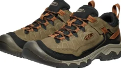Keen Mens Targhee IV Waterproof Shoes - Sea Turtle-Roasted Pecan