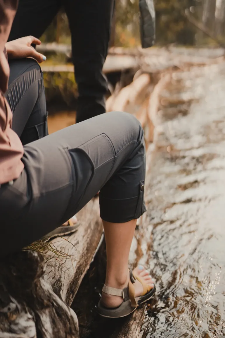 Kuhl Womens FreeFlex Roll Up Pants - Koal