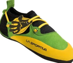 La Sportiva Kids Stickit Climbing Shoes - Lime-Yellow