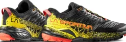 La Sportiva Mens Akasha II Running Shoe - Black-Yellow