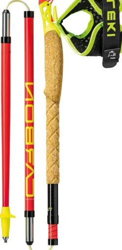 Leki Ultratrail FX.One Trail Running Poles - Bright Red-Black-Neon Yellow