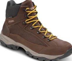 Meindl Mens Baltimore GTX Boot - Chestnut-Mustard Yellow