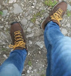 Meindl Mens Baltimore GTX Boot - Chestnut-Mustard Yellow