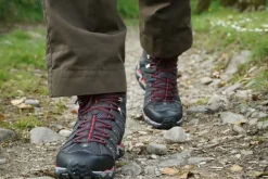 Meindl Mens Respond Mid II GTX Boots - Graphite-Red