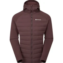 Montane Mens Composite Hoodie - Dark Garnet