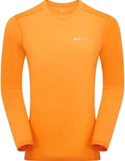 Montane Mens Dart Lite Long Sleeve T Shirt - Nagami Orange