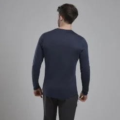 Montane Mens Dart Long Sleeve T-Shirt - Eclipse Blue