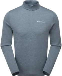 Montane Mens Dart Zip Neck - Stone Blue