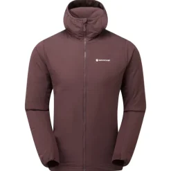 Montane Mens Fireball Lite Hoodie - Dark Garnet