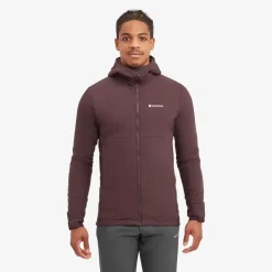 Montane Mens Fireball Lite Hoodie - Dark Garnet