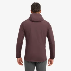 Montane Mens Fireball Lite Hoodie - Dark Garnet