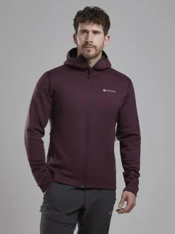 Montane Mens Fury Hoodie - Dark Garnet