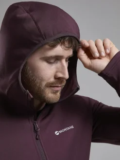Montane Mens Fury Hoodie - Dark Garnet