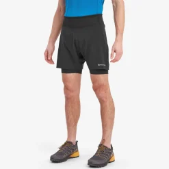 Montane Mens Slipstream Twin Skin Shorts - Black
