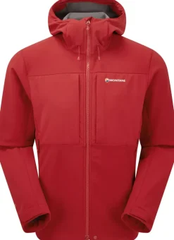 Montane Mens Windjammer XPD Hoodie - Acer Red