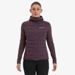 Montane Womens Composite Hoodie - Mulberry