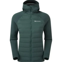 Montane Womens Composite Hoodie - Deep Forest