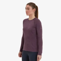 Montane Womens Dart Long Sleeve T-Shirt - Mulberry