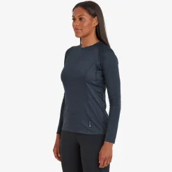 Montane Womens Dart Long Sleeve T-Shirt - Eclipse Blue