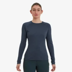 Montane Womens Dart Long Sleeve T-Shirt - Eclipse Blue