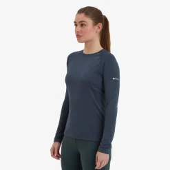 Montane Womens Dart Long Sleeve T-Shirt - Eclipse Blue