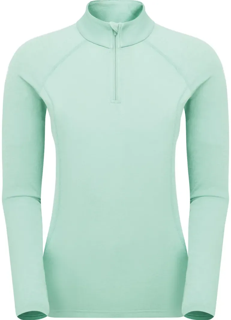 Montane Womens Dart Zip Neck - Sea Mist