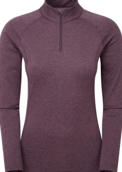 Montane Womens Dart Zip Neck - Mulberry