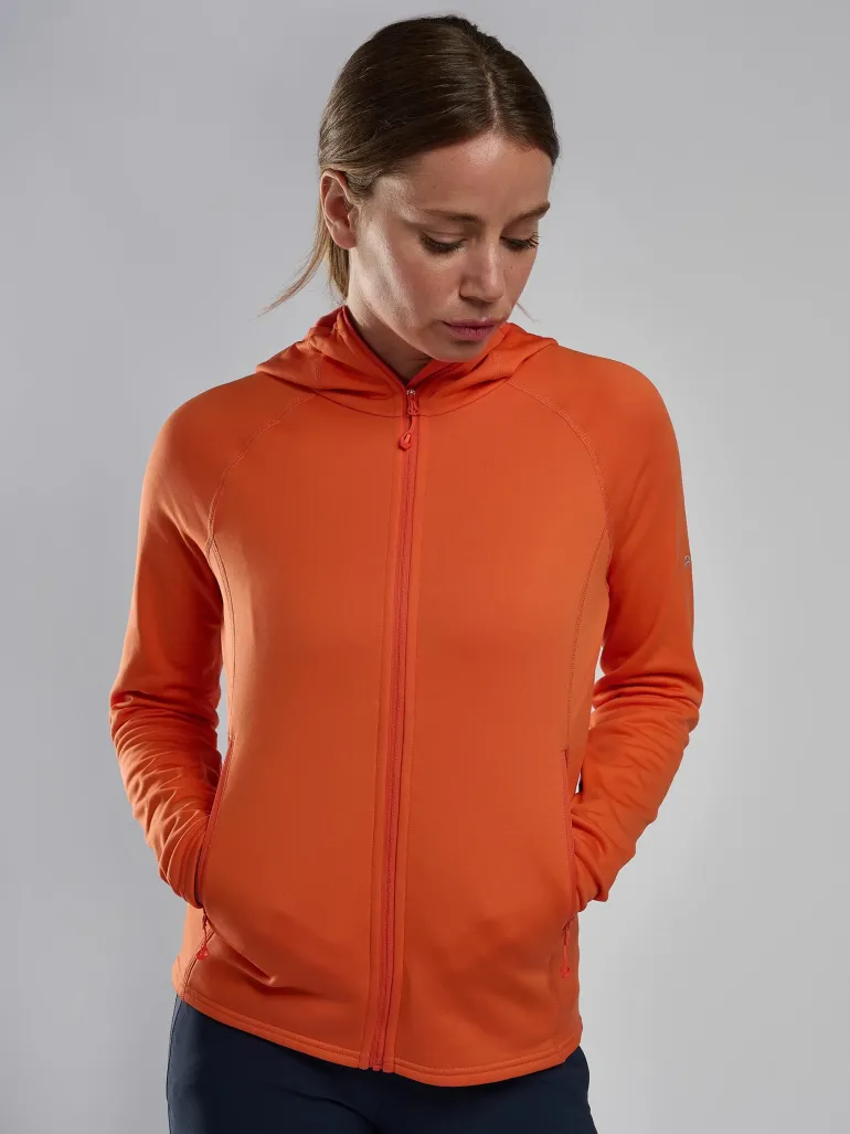 Montane Womens Fury Lite Hoodie - Tigerlily