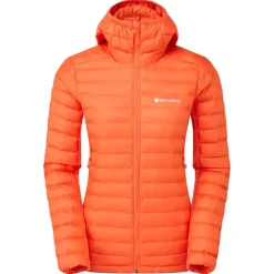 Montane Womens Icarus Lite Hoodie - Tigerlily