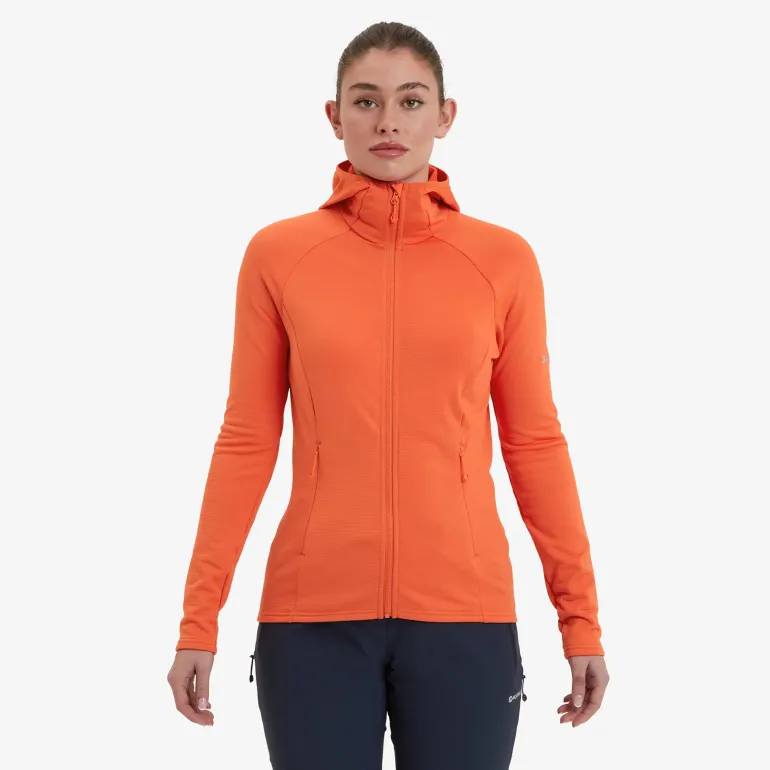 Montane Womens Protium Hoodie - Tigerlily