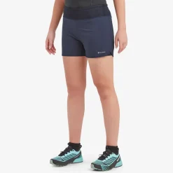 Montane Womens Slipstream Twin Skin Shorts - Eclipse Blue
