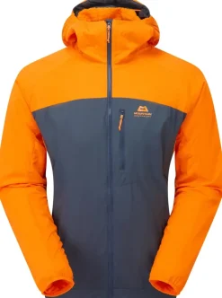 Mountain Equipment Mens Aerotherm Jacket - Blue Nights-Ember