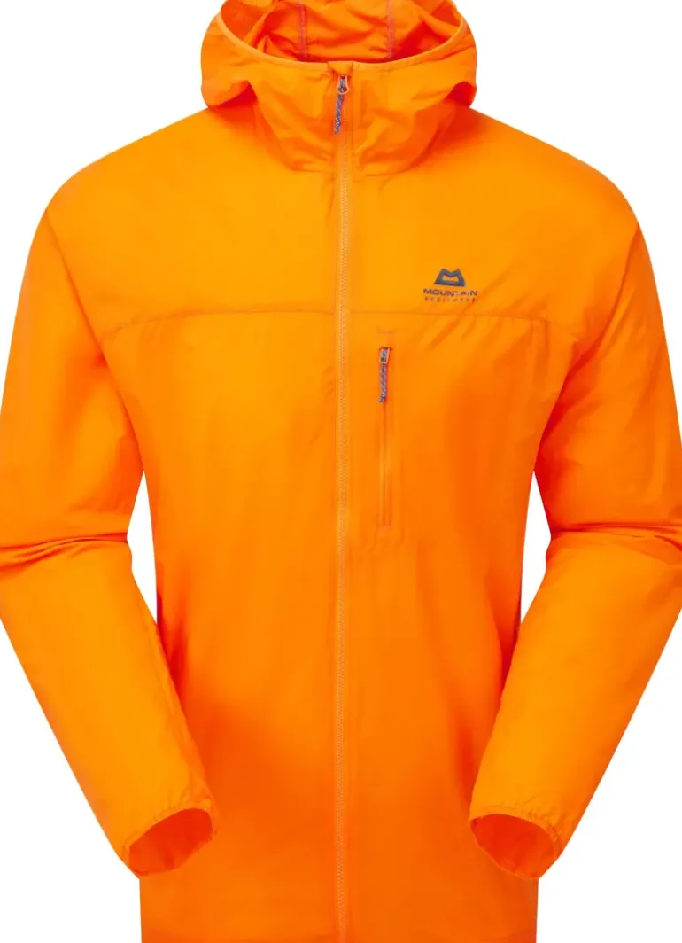 Mountain Equipment Mens Aerofoil Hooded Jacket - Ember