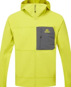 Mountain Equipment Mens Arrow Hooded Jacket - Vine-Anvil Grey