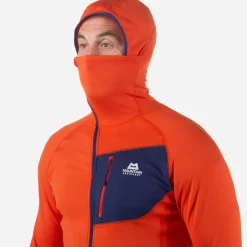 Mountain Equipment Mens Eclipse Hooded Zip-T - Magma-Medieval