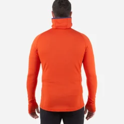 Mountain Equipment Mens Eclipse Hooded Zip-T - Magma-Medieval