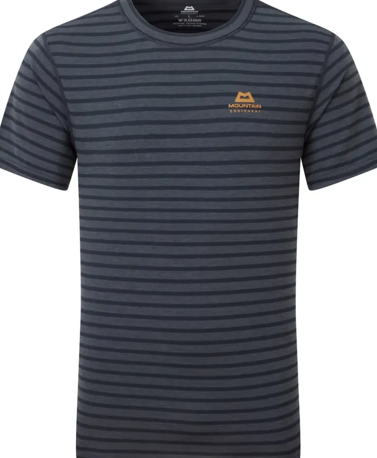 Mountain Equipment Mens Groundup Tee - Cosmos Stripe