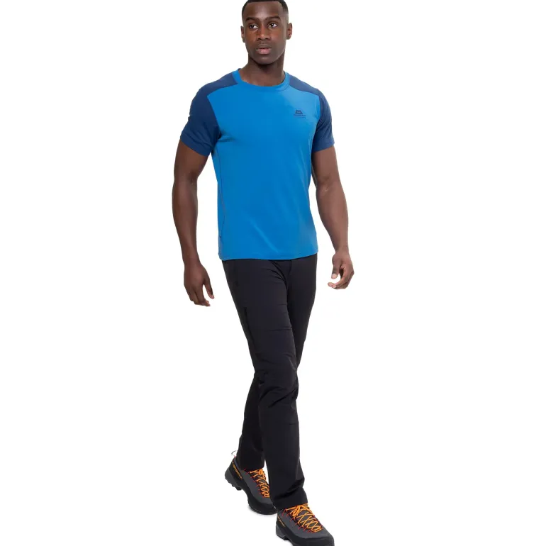 Mountain Equipment Mens Headpoint Block Tee - Atlantic-Admiral