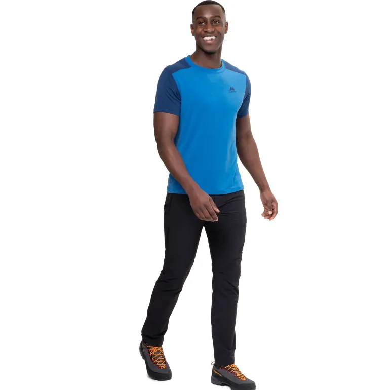 Mountain Equipment Mens Headpoint Block Tee - Atlantic-Admiral