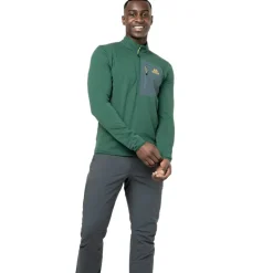 Mountain Equipment Mens Lumiko Zip-T Fleece - Fern-Ombre