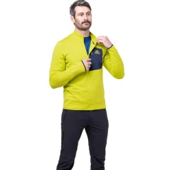 Mountain Equipment Mens Lumiko Zip T Fleece - Vine-Cosmos