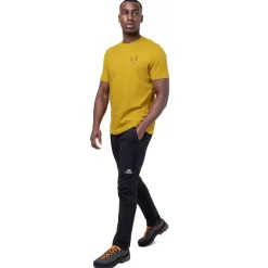 Mountain Equipment Mens Yorik On Wire Tee - Cactus