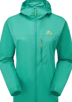 Mountain Equipment Womens Aerofoil Hooded Jacket - Jade