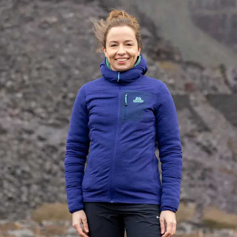 Mountain Equipment Womens Lumiko Hooded Jacket - Lichen Green-Deep Teal