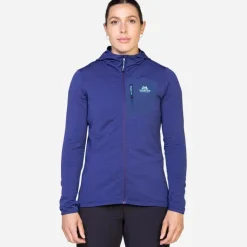 Mountain Equipment Womens Lumiko Hooded Jacket - Lichen Green-Deep Teal