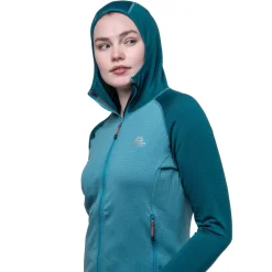 Mountain Equipment Womens Eclipse Hooded Jacket - Topaz-Medieval