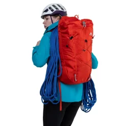 Mountain Equipment Womens Squall Hooded Jacket - Chili Red-Merlot